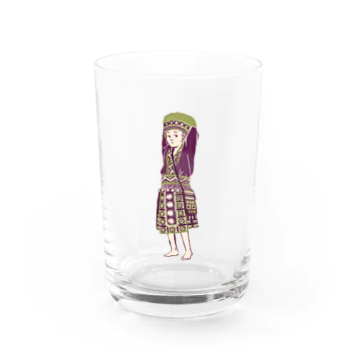 【タイの人々】モン族の女の子 Water Glass