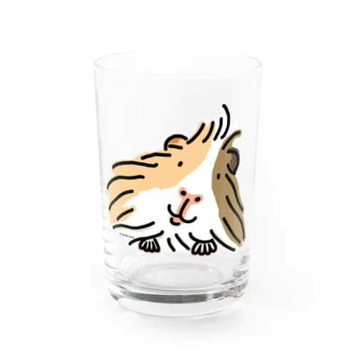 にっこりモルモット Water Glass