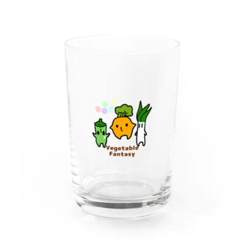 Vegetable Fantasy ｰニンジン・オクラ・ネギｰ Water Glass