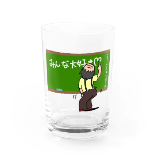 みんな大好きおじさん Water Glass