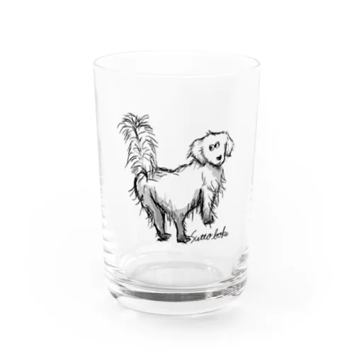 Golden Retriever Water Glass