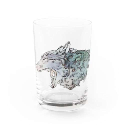 オオカミ Water Glass