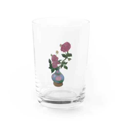 薔薇の花 Water Glass