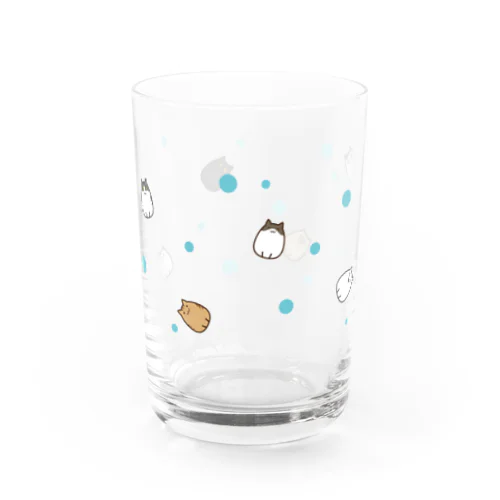 ふっくら猫 Water Glass