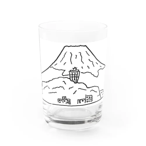 江ノ島・富士山 Water Glass