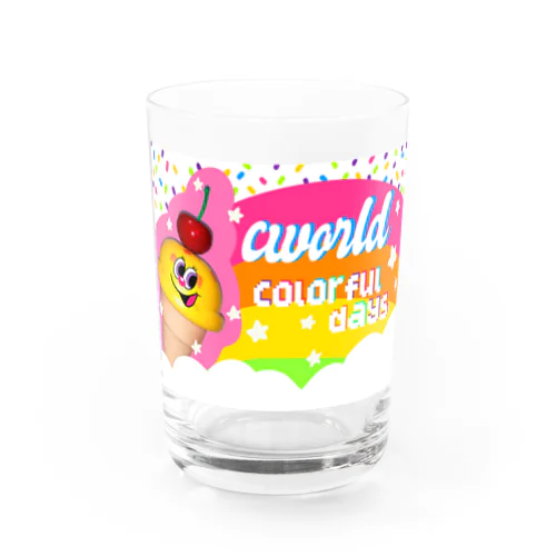 アイスちゃんcolorful days Water Glass