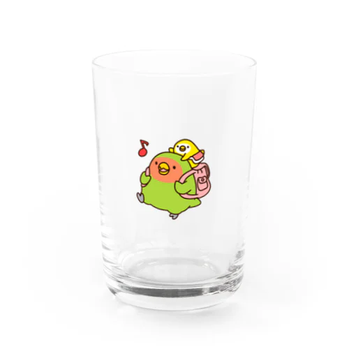 コザクラインコのしげもちくん Water Glass