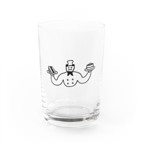 ねこのコックさん Water Glass