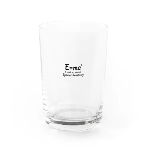 E=mc² Water Glass