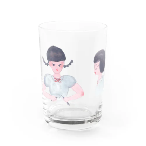 やってられっかよ Water Glass