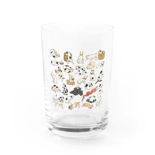 国広猫まみれ Water Glass