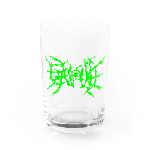 GENOCIDE メタルロゴ　グリーン Water Glass