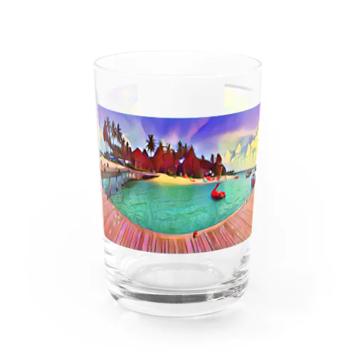 Maldives Water Glass