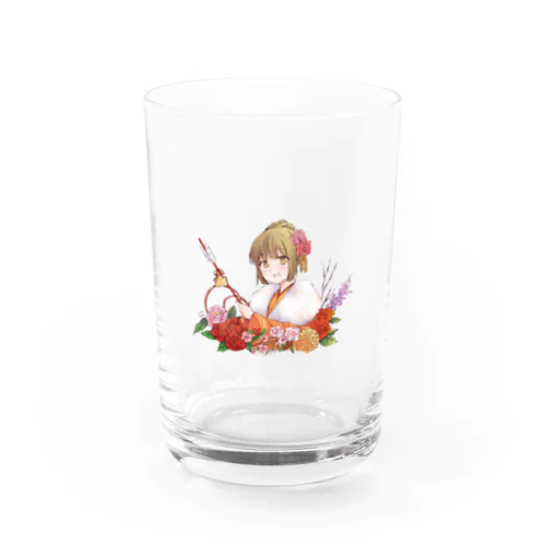 着物美人　『冬』 Water Glass