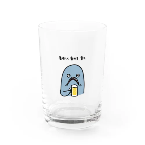 さめめ【幸せビール】 Water Glass