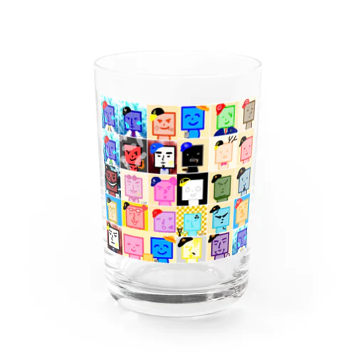 王国全員集合グラス Water Glass