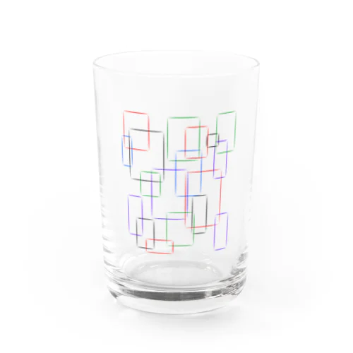 エモ散らかした模様 Water Glass