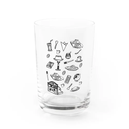 純喫茶　モノクロ Water Glass