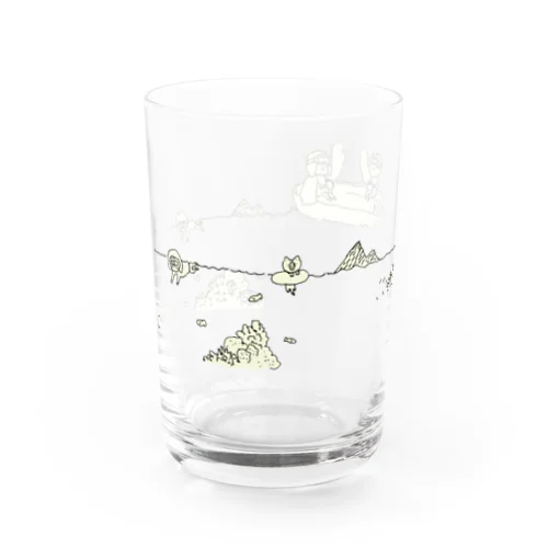 ハワイの寒い思い出ｺﾌﾟ Water Glass