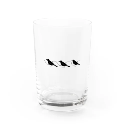 3カラス Water Glass