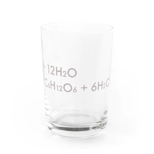 光合成の反応式 グレー Water Glass