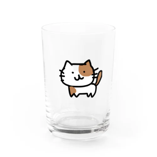 しろちゃねこ Water Glass