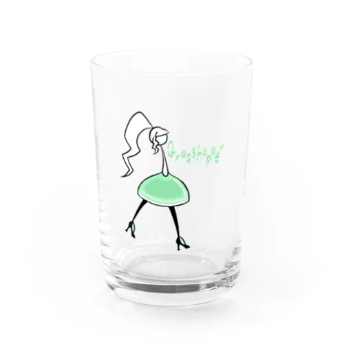 カクテル　グラスホッパー Water Glass