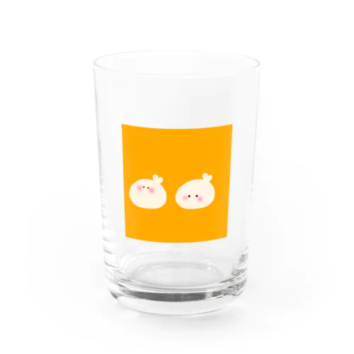 もちうさ。-オレンジ- Water Glass