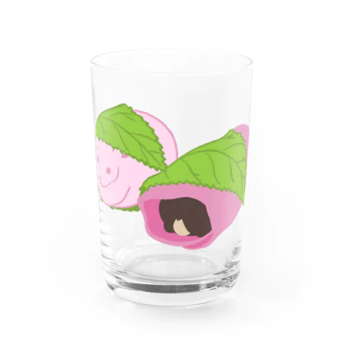 桜餅もちうさぎ Water Glass