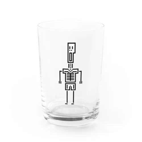 ガイコツくん Water Glass