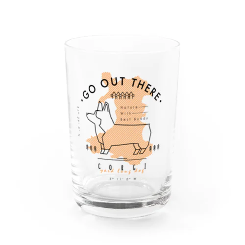 GO OUT THERE Water Glass