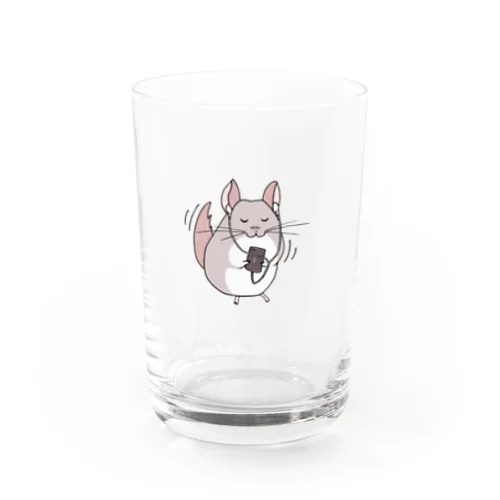 ノリノリチンチラ Water Glass