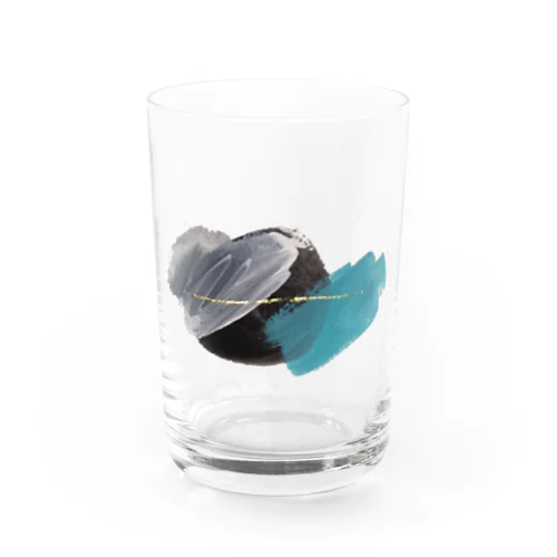線と丸と Water Glass