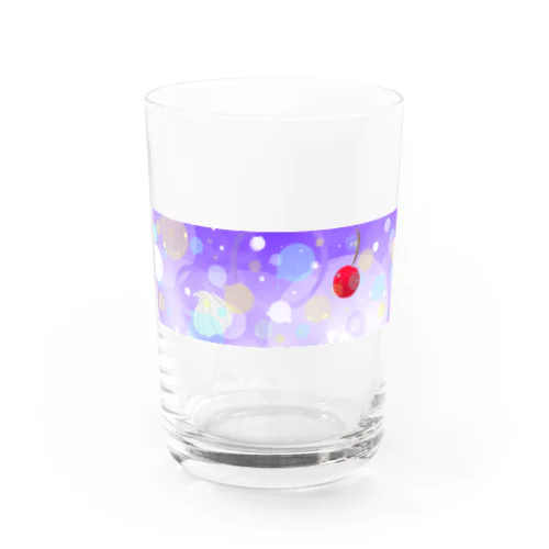 しゅわしゅわしりーず(グレープソーダ) Water Glass