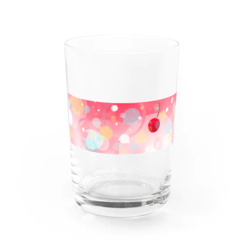 しゅわしゅわしりーず(ストロベリーソーダ) Water Glass