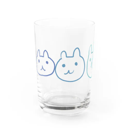 あおいろうさぎ Water Glass