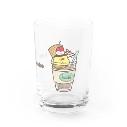 プリンのスイートラテ Water Glass