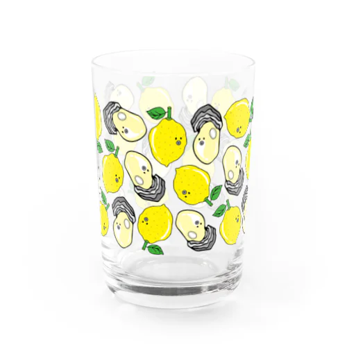 レモンくんと牡蠣くん Water Glass