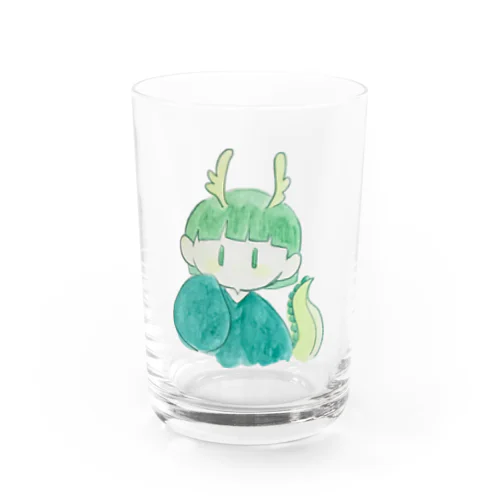 みどりのりゅうくん Water Glass