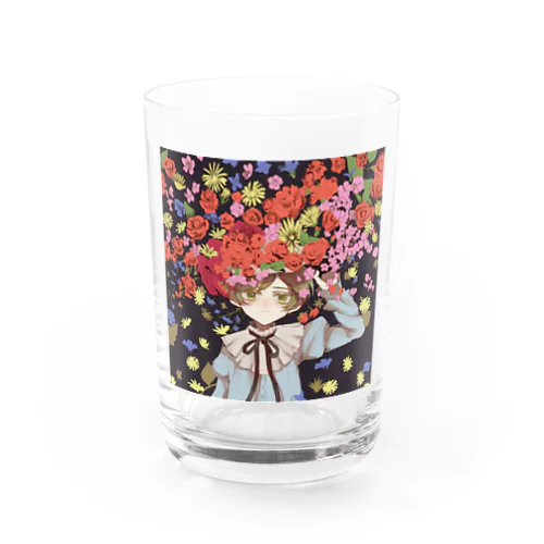 flower Water Glass