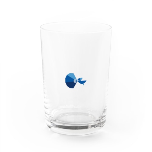 扇とグッピー Water Glass