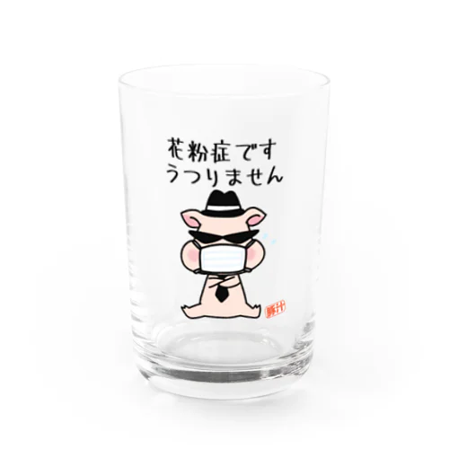 豚汁兄弟Boo花粉症 Water Glass