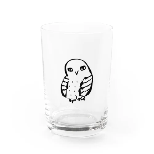 しろふくろう Water Glass