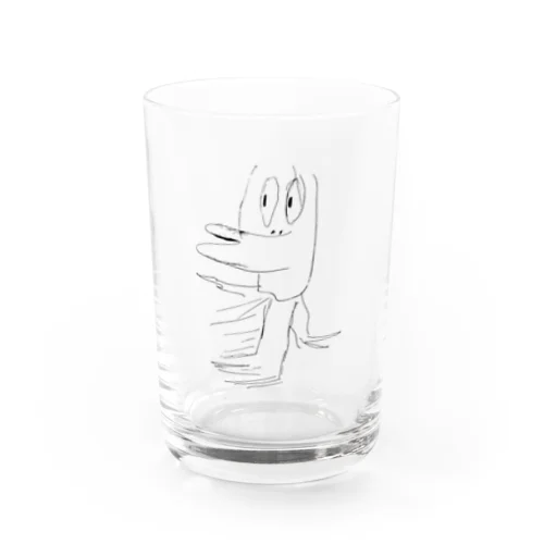 嫉妬心にかられるドナルドダック Water Glass