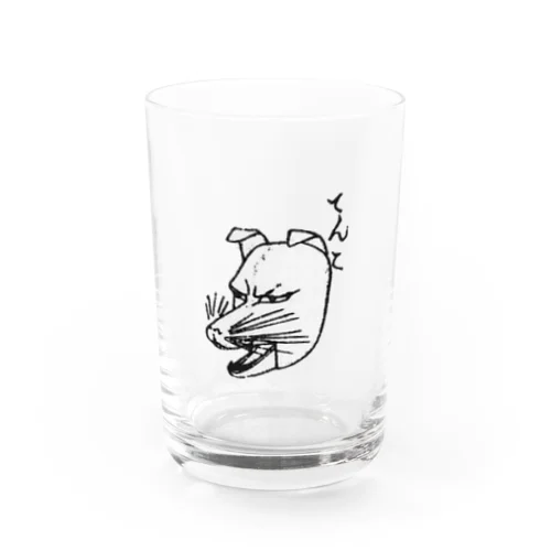 北斎漫画　天狐グッズ Water Glass