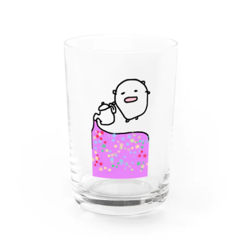 ミラクルなteaを振る舞うねこです Water Glass