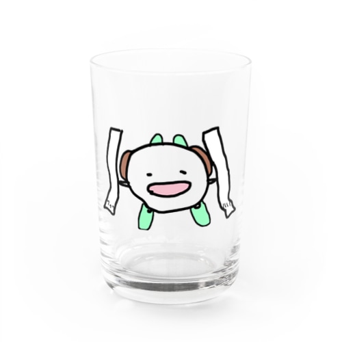 ぞろ目のレシートに嬉しくなってゲレンデを滑るいぬです Water Glass