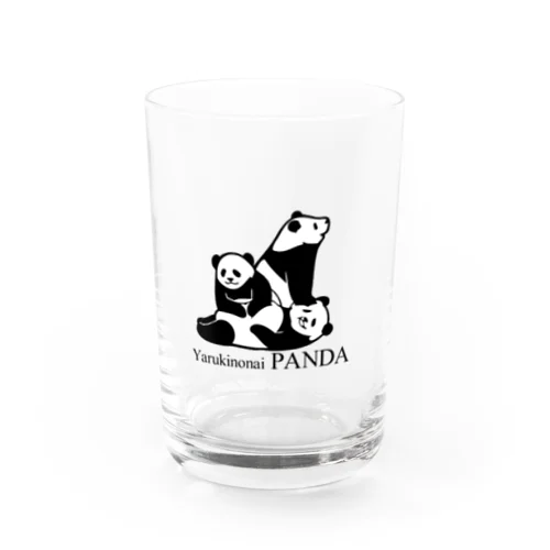 やる気のないパンダ　だらだら Water Glass