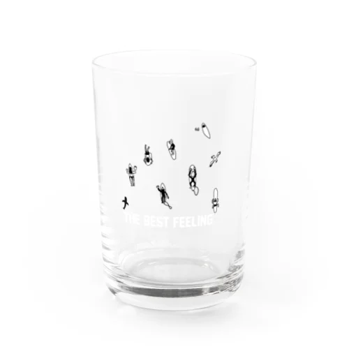Golden Wave Water Glass