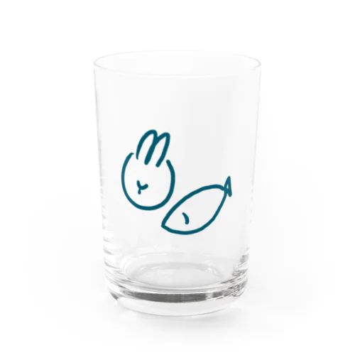 うさぎ年のうお座 Water Glass